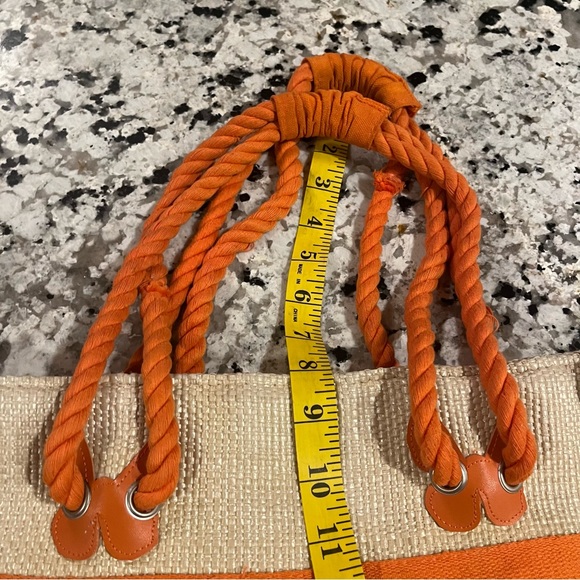 Escada Raffia Butterfly Rope Handle Tote Bag - Picture 7 of 11